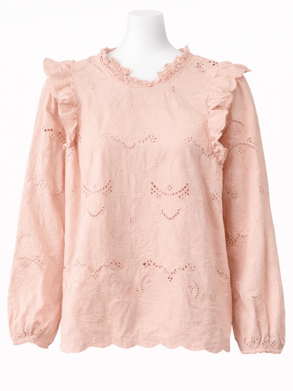Primark Blush Pink Lade ruffle atop size xs